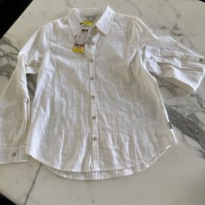 Orvis White Kids Button Down Shirt